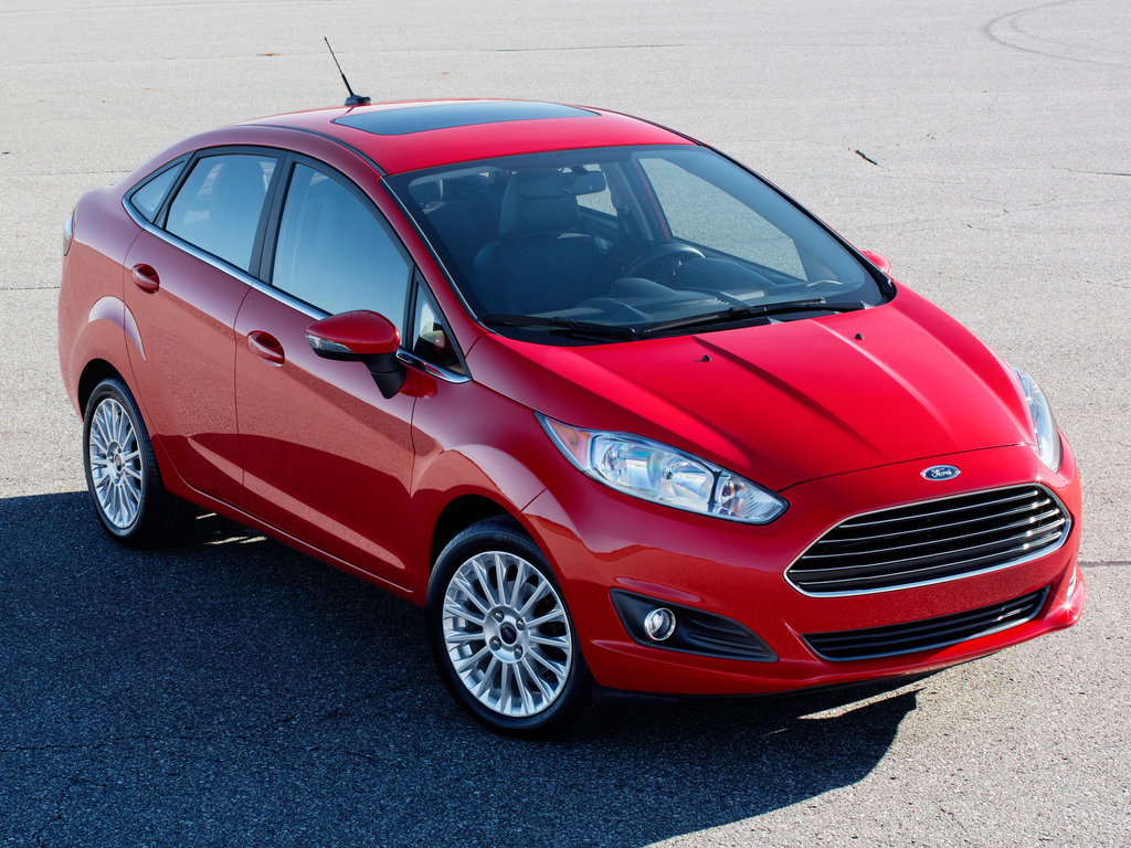 red ford fiesta